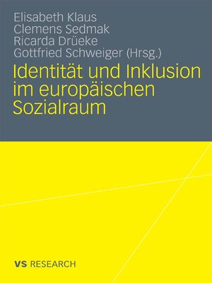 cover image of Identität und Inklusion im europäischen Sozialraum
